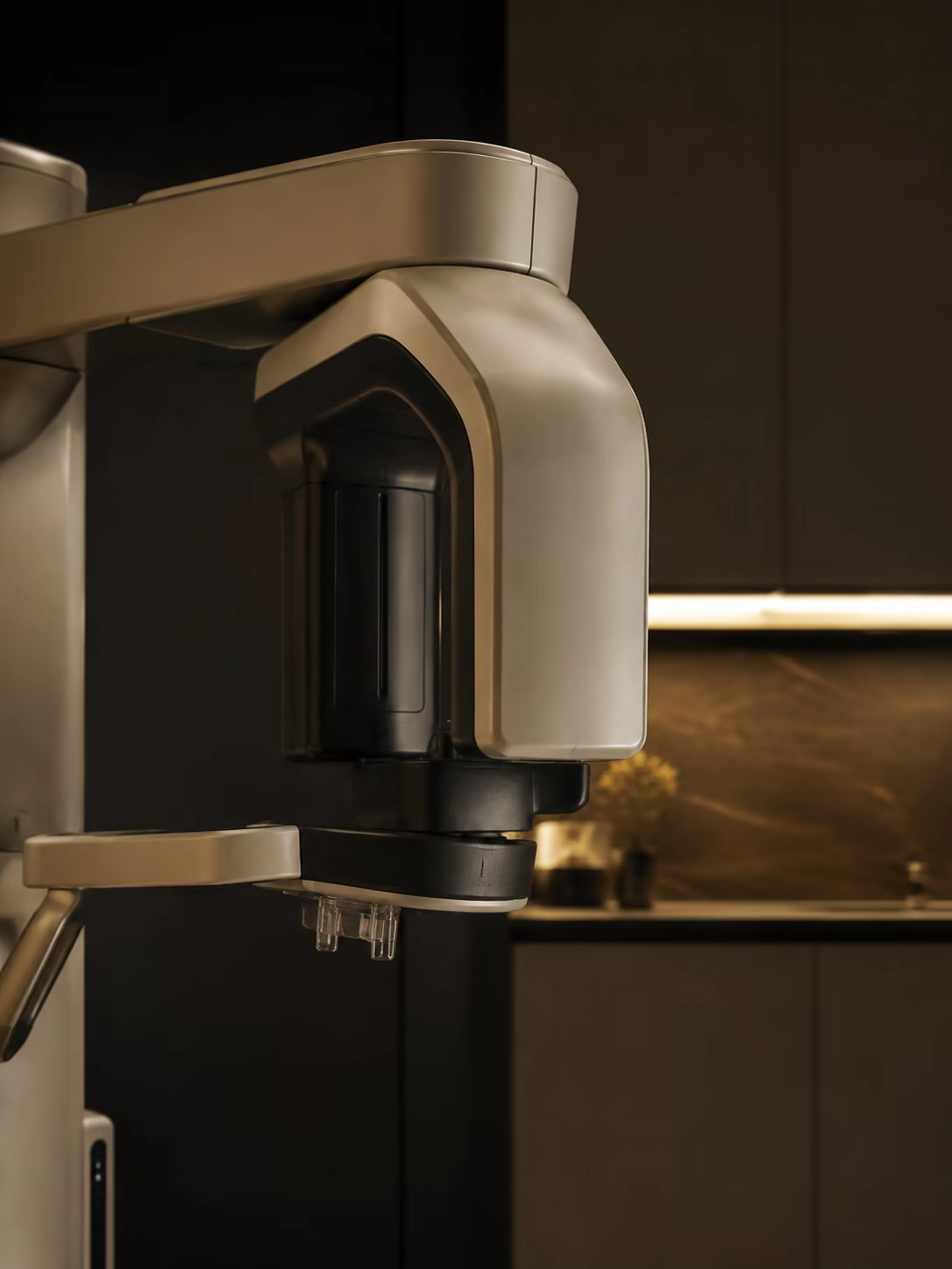 Detail of a 3D dental X-ray machine